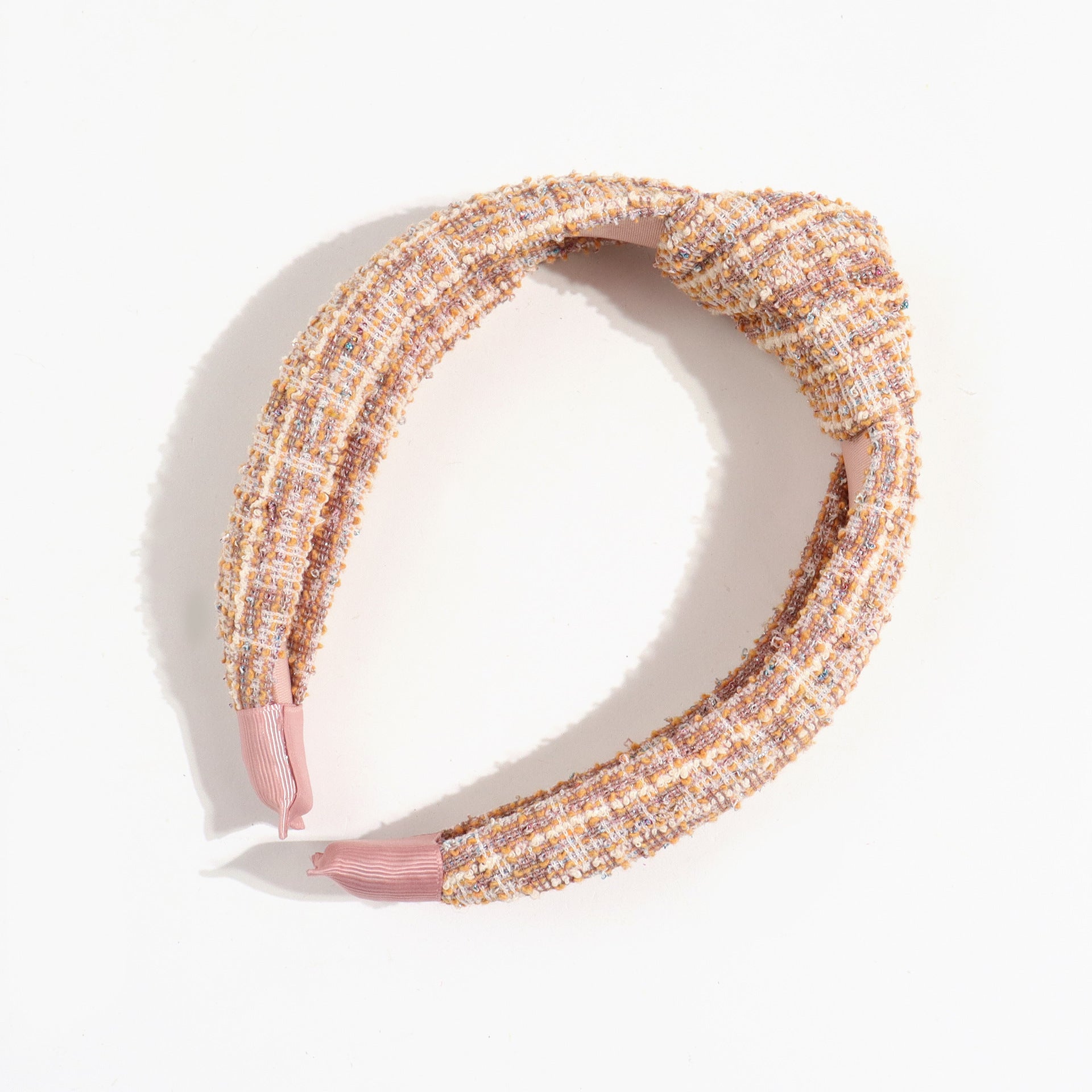 Wholesale Beifei new fashion retro Denim fabric headband personalized knotted  diamond headband